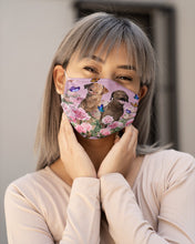 Load image into Gallery viewer, Gift For Dog LoversChesapeake Bay Retriever With Peonies Cloth Face Mask