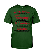 Load image into Gallery viewer, I Get My Attitude From My Freakin' Awesome Grandma Who Was Born In April Guys Tee