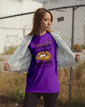 Load image into Gallery viewer, Birthday Gift For November Girl If My Mouth Doesn't Say It My Face Definitely Guys Tee