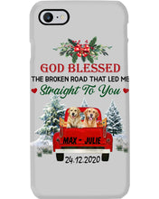 Load image into Gallery viewer, Golden Retriever X-mas Road Gift For Dog Lovers Phone case