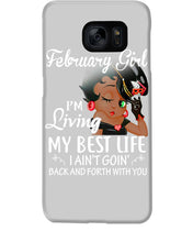 Load image into Gallery viewer, Betty Boop February Girl Living My Best Life Birthday Meaningful Gift Phone case