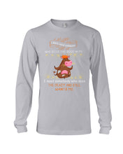 Load image into Gallery viewer, Cow I Need Somebody Who Sees The Crazy And Still Wants Me Unisex Long Sleeve