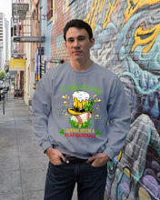 Load image into Gallery viewer, Baseball Drink Beer Day St Patrick's Day Gift For Baseball Lovers Sweatshirt