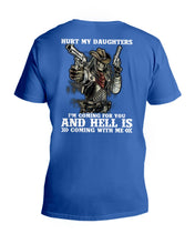 Load image into Gallery viewer, I'm Coming For You And Hell Is Coming With Me Guys V-Neck