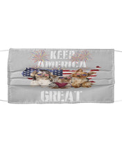 Load image into Gallery viewer, Keep America Great Yorkshire Terrier Gift For Dog Lovers Cloth Face Mask