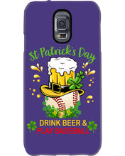 Load image into Gallery viewer, Baseball Drink Beer Day St Patrick's Day Gift For Baseball Lovers Phone case