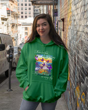 Load image into Gallery viewer, Butterfly Sunset On Beach Those We Love Don't Go Away Gift For Lover Hoodie