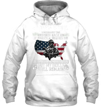 Load image into Gallery viewer, I Am A US Marine Veteran If America Needed Me Gift Hoodie