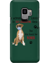Load image into Gallery viewer, A Woman Can't Survive On Self-quarantine Alone Also Needs Boxer Phone case
