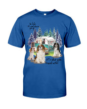 Load image into Gallery viewer, Cavalier King It's Who You Travel With Gift For Dog Lovers Guys Tee