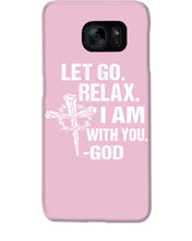 Load image into Gallery viewer, Let You Relax I Am With You Gray Background Phone case