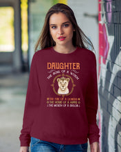 Load image into Gallery viewer, Daughter The Soul Of Witch The Fire Of Lioness Sweatshirt