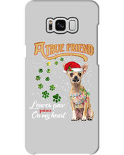Load image into Gallery viewer, A True Friend Loves Paws On My Heart Gift For Dog Lovers Phone case