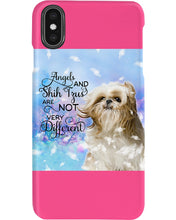 Load image into Gallery viewer, Angels And Shih Tzu Are Not Different Gift For Dog Lovers Phone case