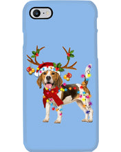 Load image into Gallery viewer, Beagle Gorgeous Reindeer Xmas Lights Gift For Dog Lovers Phone case