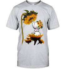 Load image into Gallery viewer, Elephant Sunflower Special Custom Design For Cute Girls Guys Tee