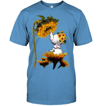 Load image into Gallery viewer, Elephant Sunflower Special Custom Design For Cute Girls Guys Tee