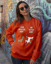 Load image into Gallery viewer, Funny Unicorn Difference Between Your Regular Aunt And My Dutch Aunt Sweatshirt
