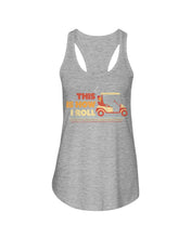 Load image into Gallery viewer, Golf This Is How I Roll Funny Gift For Golf Lovers Ladies Flowy Tank
