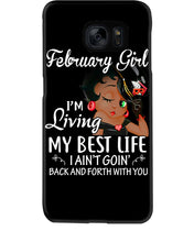 Load image into Gallery viewer, Betty Boop February Girl Living My Best Life Birthday Meaningful Gift Phone case
