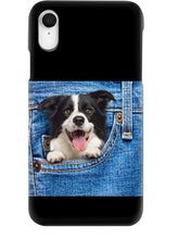 Load image into Gallery viewer, Border Collie In Denim Pocket Gift For Dog Lovers Phone case
