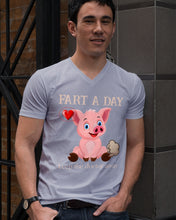 Load image into Gallery viewer, Fart A Day Keep The Doctor Away Gift For Pig Lovers Guys V-Neck
