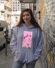 Load image into Gallery viewer, Beautiful Flamingo And Feather Gift For Flamingo Lovers Hoodie
