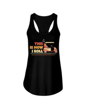 Load image into Gallery viewer, Golf This Is How I Roll Funny Gift For Golf Lovers Ladies Flowy Tank

