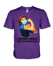 Load image into Gallery viewer, I Can Make It What's Your Superpower Special Custom Design Guys V-Neck
