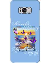 Load image into Gallery viewer, Butterfly Sunset On Beach Those We Love Don't Go Away Gift For Lover Phone case
