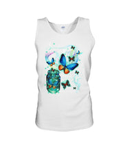 Load image into Gallery viewer, Butterfly Close My Eyes And Hug You Gift For Women Unisex Tank Top
