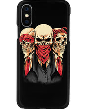 Load image into Gallery viewer, Black Phone Case With Skulls Design Gift For Friends Phone case
