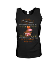 Load image into Gallery viewer, Cow I Need Somebody Who Sees The Crazy And Still Wants Me Unisex Tank Top
