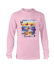 Load image into Gallery viewer, Butterfly Sunset On Beach Those We Love Don't Go Away Gift For Lover Unisex Long Sleeve
