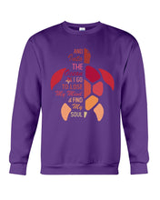 Load image into Gallery viewer, And Into The Ocean I Go To Lose My Mind Sea Turtle Sweatshirt
