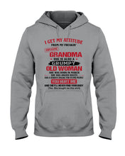 Load image into Gallery viewer, I Get My Attitude From My Freakin' Awesome Grandma Who Was Born In March Hoodie
