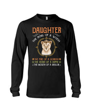 Load image into Gallery viewer, Daughter The Soul Of Witch The Fire Of Lioness Unisex Long Sleeve
