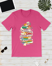 Load image into Gallery viewer, I Was Born With A Reading List I'll Never Finish Trending Guys Tee
