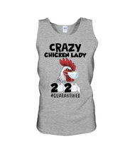 Load image into Gallery viewer, Crazy Chicken Lady 2020 Quarantined Gift For Chicken Lovers Unisex Tank Top
