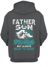 Load image into Gallery viewer, Father And Son Always Heart To Heart Gift For Son Hoodie
