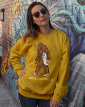 Load image into Gallery viewer, Bigfoot Come And Take It Simple Custom Design Sweatshirt
