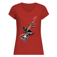 Load image into Gallery viewer, Funny Bass Inside Gift For Music Lovers Ladies V-Neck

