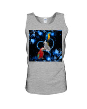 Load image into Gallery viewer, Lovely Phone Case Twinkling Blue Heart Gift For Parrots Lovers Unisex Tank Top

