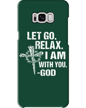 Load image into Gallery viewer, Let You Relax I Am With You Gray Background Phone case
