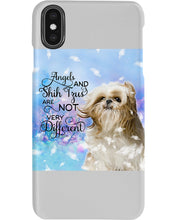 Load image into Gallery viewer, Angels And Shih Tzu Are Not Different Gift For Dog Lovers Phone case
