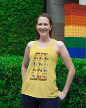 Load image into Gallery viewer, Born To Be Paleontologist Custom Design Gift For Kids Ladies Flowy Tank
