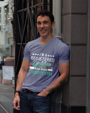 Load image into Gallery viewer, I'm A Registered Dietitian Also Know Fooducater Trending Guys V-Neck
