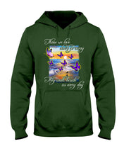 Load image into Gallery viewer, Butterfly Sunset On Beach Those We Love Don't Go Away Gift For Lover Hoodie
