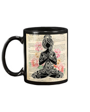 Load image into Gallery viewer, I'm Mostly Peace Love And Light Yoga Gift For Yoga Lovers Mug
