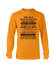 Load image into Gallery viewer, A Soiled Husband Of A September  Freaking Awesome Wife Birthday Gift Unisex Long Sleeve
